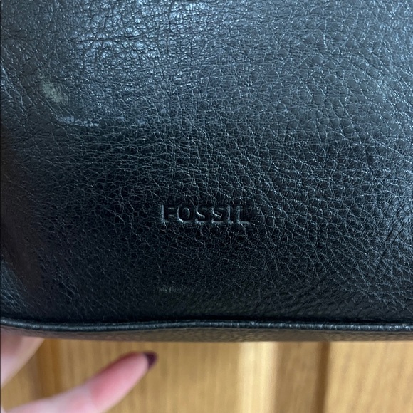 Fossil Black Leather Shoulder Bag - Picture 2 of 4